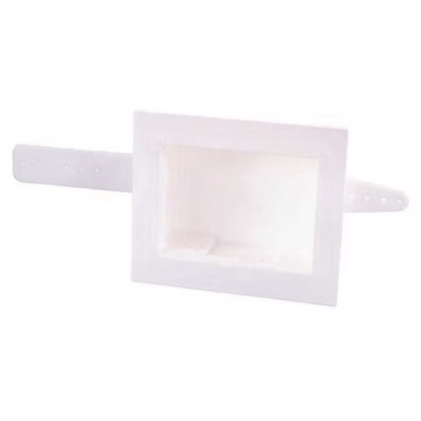 Plumbing Outlet Box. Heavy-duty Plastic. For 2 Pipe, Includes Grommets. Outlet box Heavy-duty plast, Proplus, Mfr#: 90305